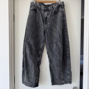 GAP barrel leg jeans, size 10